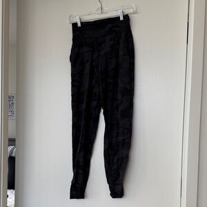 Lululemon Black Camouflage Joggers